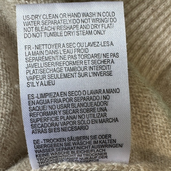 Minnie Rose Women’s Cashmere Turtleneck Sweater Size S - Picture 9 of 12